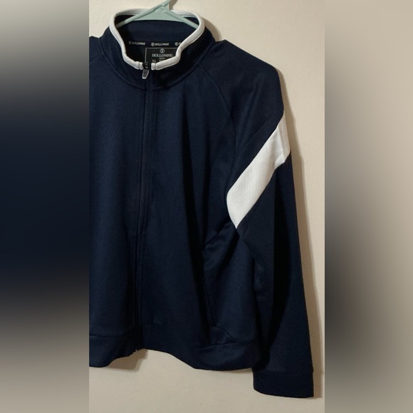 Holloway Youth Limitless Activewear Jacket in Navy and White, Size XL, NWT - Picture 6 of 8